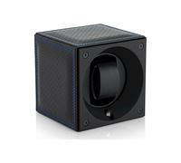 Swiss Kubik - SK01.CV.RC.BLEU - Remontoir pour montre - pour 1 montre - Masterbox cuir perforé coutures bleues