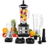 Swiss Line Blender Professionnel 2,0 L, Mixeur Multifonction avec Bol Gradué, Lames Inox, Réglage Vitesse et Pulse, Pour Smoothies, Sauces, Purées, Soupes Froides et Glace Pilée