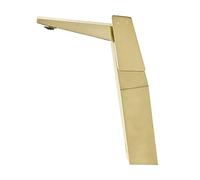 Swiss Madison Well Made Forever Robinet de salle de bain carré à trou unique, poignée unique, arc haut en or brossé