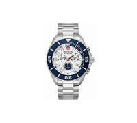 Swiss Military Hanowa Montres-Bracelets pour Hommes mid-28839, Argent, Bracelet