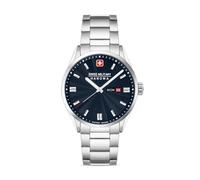SWISS MILITARY HANOWA Montre analogique pour homme avec cadran bleu - SMWGH0001602, bleu, Contemporain