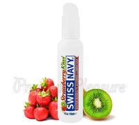 Swiss Navy Fraise & Kiwi Lubrifiant Premium à Base D'Eau Parfumé Comestible