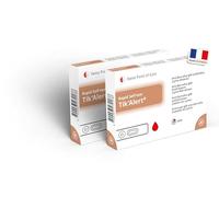 Swiss Point Of Care Tik'Alert Lot de 2 tests rapides de tiques - Auto-test pour la détection précoce de la maladie de Lyme à partir de piqûres de tiques infectées, auto-test à domicile