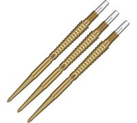Swiss Point Storm Dart Tips,Lnc (3er Pack Spitzen) 26mm/30mm/35mm-Or/Argent/NoirPointes De Fléchettes Interchangeables,Pointes Swiss Storm,Accessoires Fléchettes Professionnelles.[B1115]