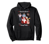 Swiss Roots Heritage Half, Une moitié Sexy cultivée aux États-Unis Sweat à Capuche