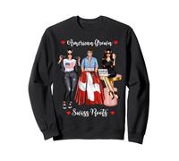 Swiss Roots Heritage Half, Une moitié Sexy cultivée aux États-Unis Sweatshirt