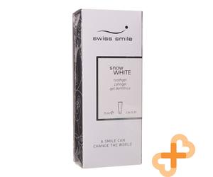 SWISS SMILE Neige Blanc Dentifrice Blanchissant Enlève Plaque Bache Dents 75 ML
