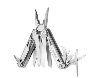 Swiss+Tech Pince Multifonction 16 en 1 avec Structure Autoverrouillée, Tête de Pince en Acier Inoxydable, Couteau en 8Cr13 Parfait pour Camping, Randonnée, Réparation Simple