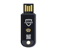 Swissbit - Clé de sécurité iShield Key Pro, authentificateur matériel, Connexion USB-A et NFC, certifiée FIDO2, U2F, HOTP, TOTP, PIV, 2FA, Noir, (1 pièce)