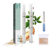 Swissclear Lot de 2 stylos antifongiques Mullend pour le soin des ongles - Traitement antifongique - Réduit la décoloration, répare les fissures et corrige les ongles déformés