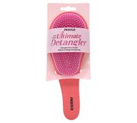 Swissco Brosse à cheveux démêlante ultime au toucher pour cheveux naturels, bouclés, humides ou secs (bloc de couleurs rose barbe à papa)