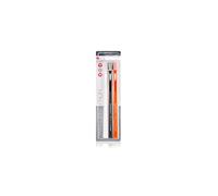 Swissdent Brosse à dents professionnelle Gentle Trio (Lot de 3) Extra Soft, blanc, noir, orange