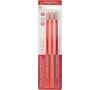 Swissdent Profi Whitening Trio Toothbrushes - Red, Orange, and Pink Colors - Excellent and Patented Whitening Toothbrushes