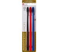 Swissdent Soin Brosses-a-dentsMédium douxProfi Colours Trio Bleu/Bleu, Rouge/Rouge, Noir/Noir 1 Stk.