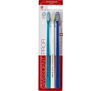 Swissdent Soin Brosses-a-dentsSoftTrio de blanchiment professionnel Turquoise, Blanc, Bleu foncé 1 Stk.