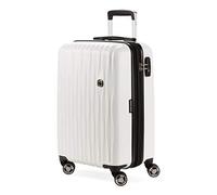 SwissGear 7272 Energie Valise Rigide Extensible avec roulettes pivotantes, Blanc, Carry-on 19-inch, 7272 Energie Valise Rigide Extensible avec roulettes pivotantes