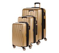 SwissGear 7272 Energie Valise Rigide Extensible avec roulettes pivotantes et Serrure TSA, doré, 3-Piece Set (19/24/27), 7272 Energie Valise Rigide Extensible avec roulettes pivotantes