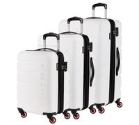 SwissGear 7366 Valise Rigide Extensible avec roulettes, Blanc, XL