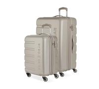 SwissGear 7366 Valise Rigide Extensible avec roulettes, Sable, 2-Piece Set (19/27), 7366 Valise Rigide Extensible avec roulettes pivotantes