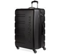 SwissGear 7366 Valise Rigide Extensible de 68,6 cm, Noir, Checked-Large 27-inch, 7366 Valise Rigide Extensible avec roulettes pivotantes