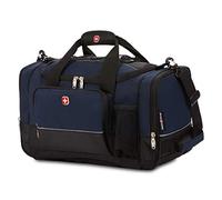 SwissGear Apex Sac de Sport pour Voyage et Salle de Sport avec système élastique, Bleu Marine/Noir, 20-inch, Sacs de Voyage Apex