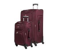 SwissGear Sion Softside Valise Extensible, Merlot, 2-Piece Set (21/29), Sion Softside Valise Extensible