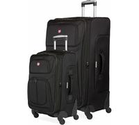 SwissGear Sion Softside Valise Extensible, Noir, 2-Piece Set (21/29), Sion Softside Valise Extensible