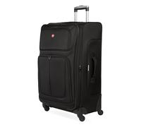 SwissGear Spinner 73,6 cm/Bleu, Noir, Checked-Large 29-inch, Sion Softside Valise Extensible