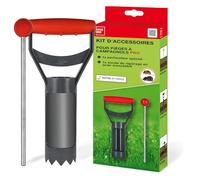 SWISSINNO Set d'accessoires pour piège à campagnols : Tige INOX 25 cm, Perce-Trou 6 cm avec boîtier Plastique, Design européen, Facile à Utiliser - 1X Set d'accessoires