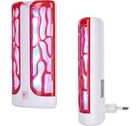 SWISSINNO Captures Insectes, 4 watt LED, incl papier collant, piège à colle - hygiénique, sûr pour les enfants et les animaux domestiques, sans poisons