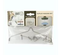 SWISSINNO Connecteur Duplex - Raccord Vertical pour Mangeoires Suspendues - Accessoire Gain de Place en Aluminium Compatible avec la Gamme Smart Birds