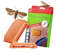 SWISSINNO Piège à Mites Textile - Piège de Contrôle. Conception compacte, pratique et prête à l'emploi. Fabriqué en UE : Lot de 2, Orange