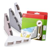 SWISSINNO Piège à Fenêtre pour Mouches. Design décoratif - Hygiénique, non toxique et propre. Respect de l'environnement. Sans danger pour enfants et animaux de compagnie. Fabriqué en UE. 4x Pièges