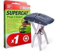 SWISSINNO Piège à Taupe SuperCat Acier réutilisable Mole Trap