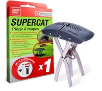 SWISSINNO Piège à Taupes SuperCat et Kit d’Installation | Ultra-Efficace avec Taux de Capture Élevé | Facile à Utiliser, Sûr et Réutilisable | Piège et Kit