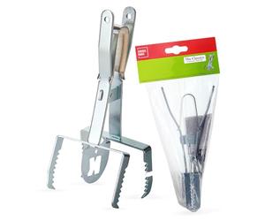 SWISSINNO Piège à Taupes et Campagnols Classic - Piège Efficace, Durable et Facile à Utiliser pour Éliminer Taupes et Rongeurs dans Le Jardin, Argent