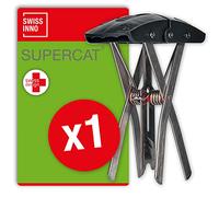 SWISSINNO Piège à Taupes SuperCat - Ultra-Efficace avec Taux de Capture Élevé - Déclencheur Unique - Facile à Utiliser, Sûr et Réutilisable - Attrape-Taupes Fiable