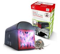 SWISSINNO Piège à Souris et Rat Électronique SuperCat. Hygiénique, fiable et adapté à la Cible, élimination par Choc électrique. Notification par Bluetooth de Capture. Certifié. Production EU. x1