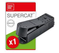 SWISSINNO Piège Vivant Maison à Souris | Réutilisable avec Appât Beurre de Cacahuète | Amical + Hygiénique | Capture Discrète | 1X Piège