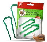 SWISSINNO Pince à limaces - Lot de 2 - Ramassage sans Contact - Outil réutilisable et respectueux des Animaux