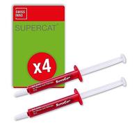 SWISSINNO Seringues d'Appât SuperCat pour Pièges à Souris et Rats | Produit Alimentaire Beurre de Cacahuète, Puissant Attractif | Lot de 4