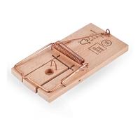 SWISSINNO Tapette à Souris en Bois Classic - Lot de 10 - Bois de Hêtre FSC - Efficacité Éprouvée et sans Poison - Piège Mécanique Fabriqué en Europe