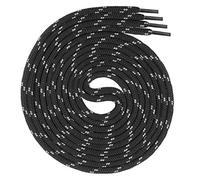 Swissly Lacets ronds d'environ 4,5 mm de diamètre pour chaussures de travail, chaussures de trekking, chaussures de randonnée, bottes, lacets en polyester, longueur 70 à 220 cm