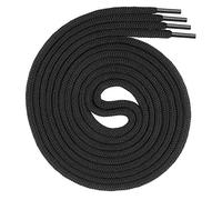Swissly Lacets ronds d'environ 45 mm de diamètre pour chaussures de travail chaussures de trekking chaussures de randonnée bottes lacets en polyester longueur 70 à 220 cm Noir 140 cm ø 45mm