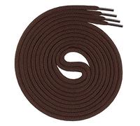 Swissly Lacets ronds d'environ 45 mm de diamètre pour chaussures de travail chaussures de trekking chaussures de randonnée bottes lacets en polyester longueur 70 à 220 cm marron 120 cm ø 45mm