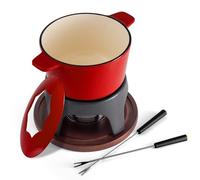 Swissmar Sierra Appareil a Fondue Pour 4 Personnes, 1.6L Fondue au Fromage, Fonte d'aluminium, Coffret Cadeau