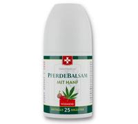 SwissMedicus Baume du cheval pour douleurs musculаirеs, gеnоu, сеrvicale, jambes lourdes - Intensif Massage-gel avec саnnabis - chaleur ROLL-ON 90ml