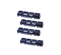 SwissStop Patins de frein FlashPro BXP Compatible Shimano/SRAM Jante Aluminium Bleu Kit 4