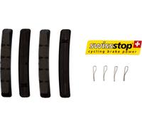 Kit 4 mâchoires RX SwissStop noir aluminium