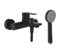 Swisstap mit b mural flexible 1,6m douchette 1j pvd titane noir mat - LAUFEN HF506160428600
